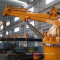 OUCO custom 4T30M hydraulic telescopic marine crane, large ship crane operation stable